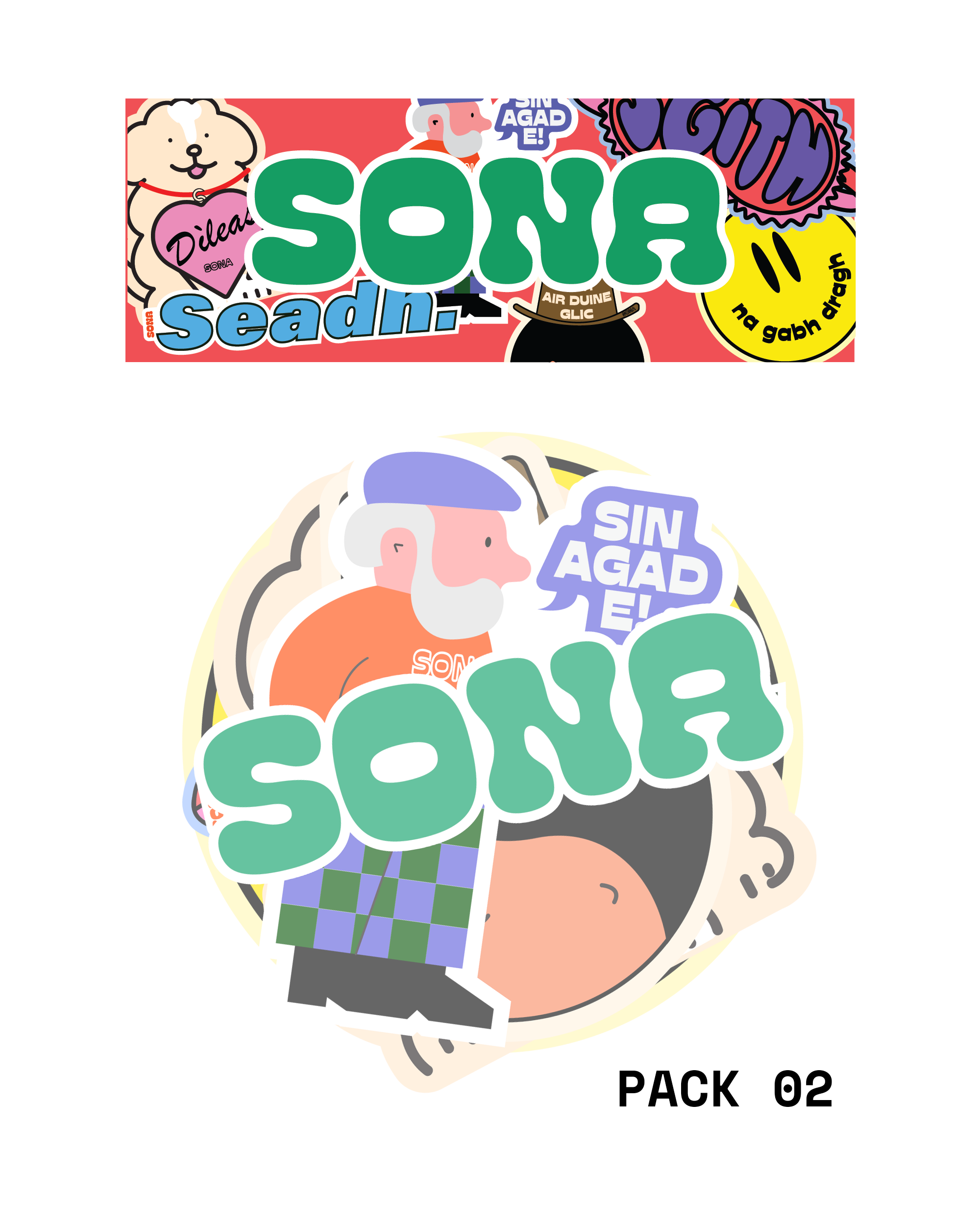 Gaelic Stickers