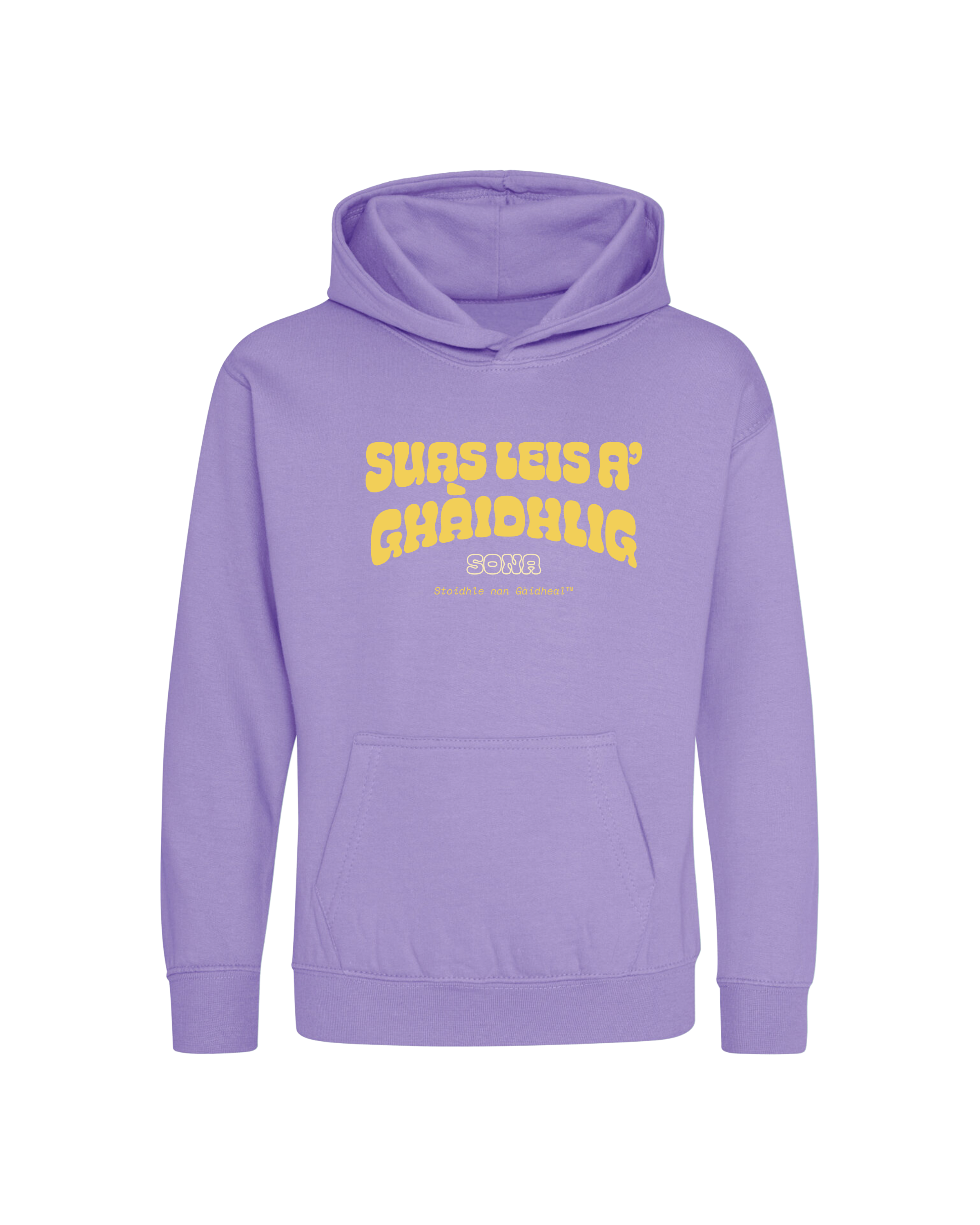 Suas Leis a' Ghàidhlig 2.0 Kids Hoodie (Lavender)