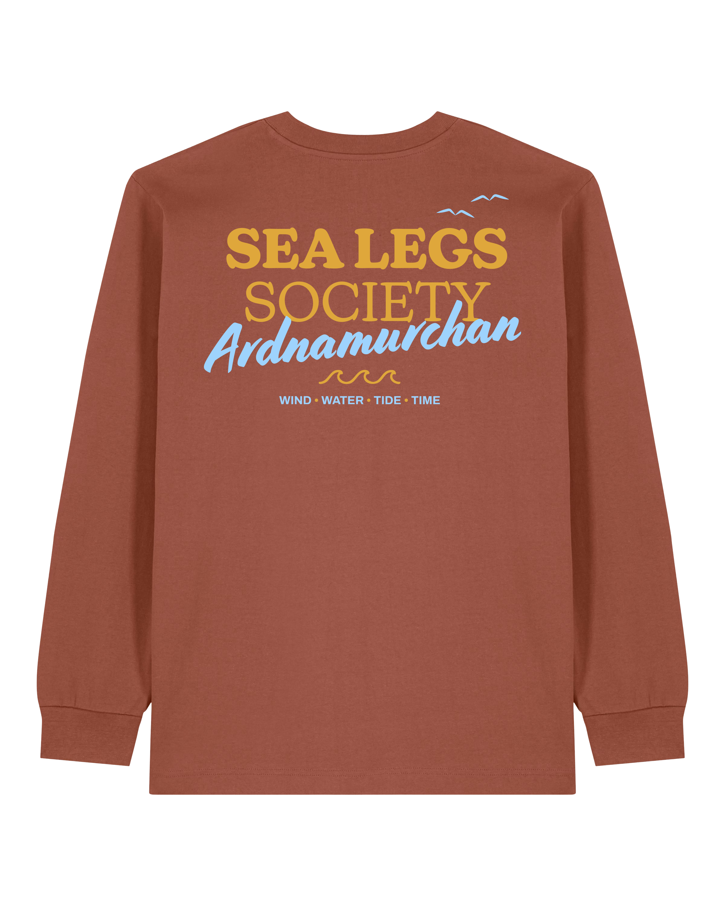 Sea Legs Longsleeve T-Shirt (Heritage Brown)