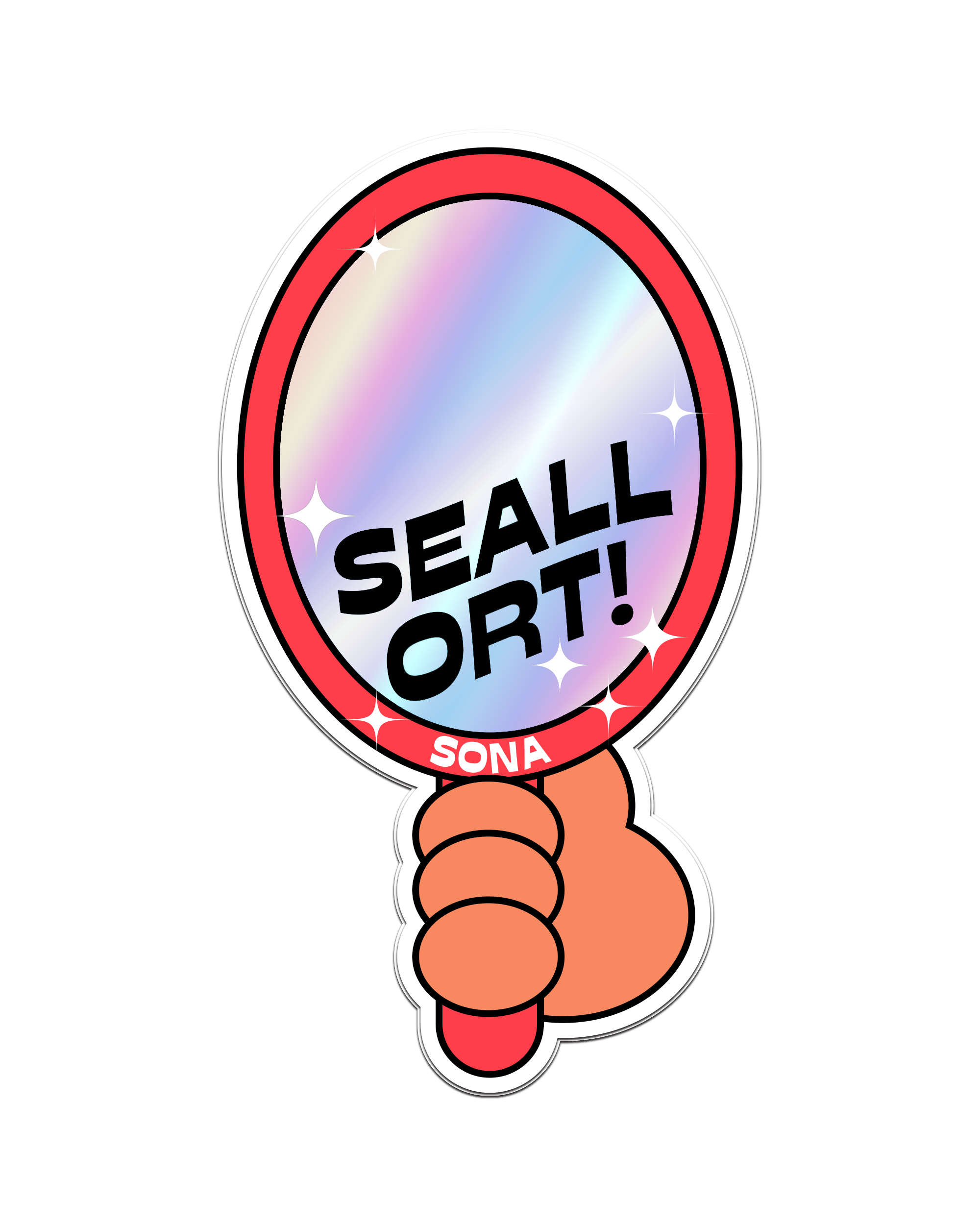 Seall Ort Holographic Sticker