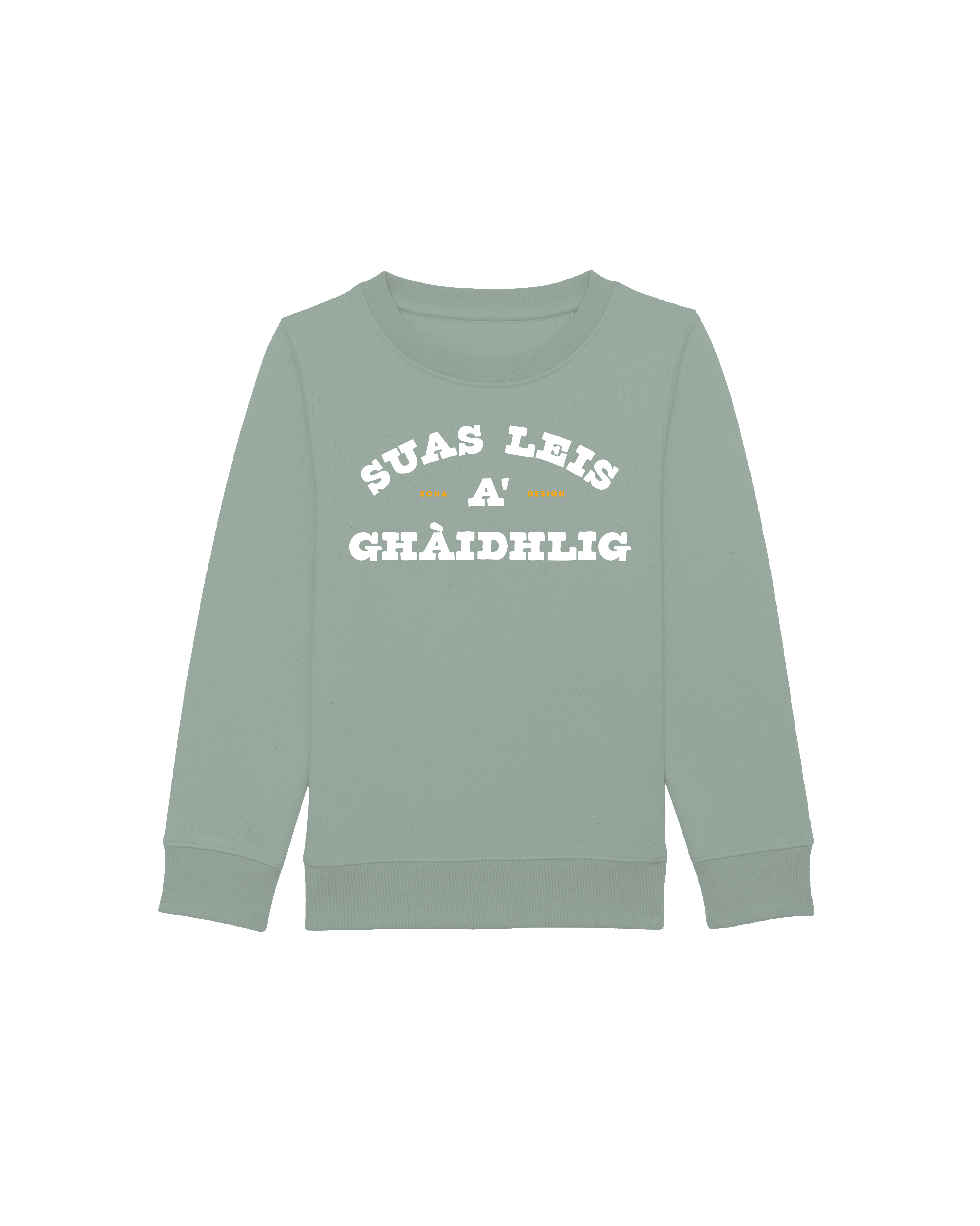 Suas Leis a' Ghàidhlig College Sweatshirt Kids - Sona Design