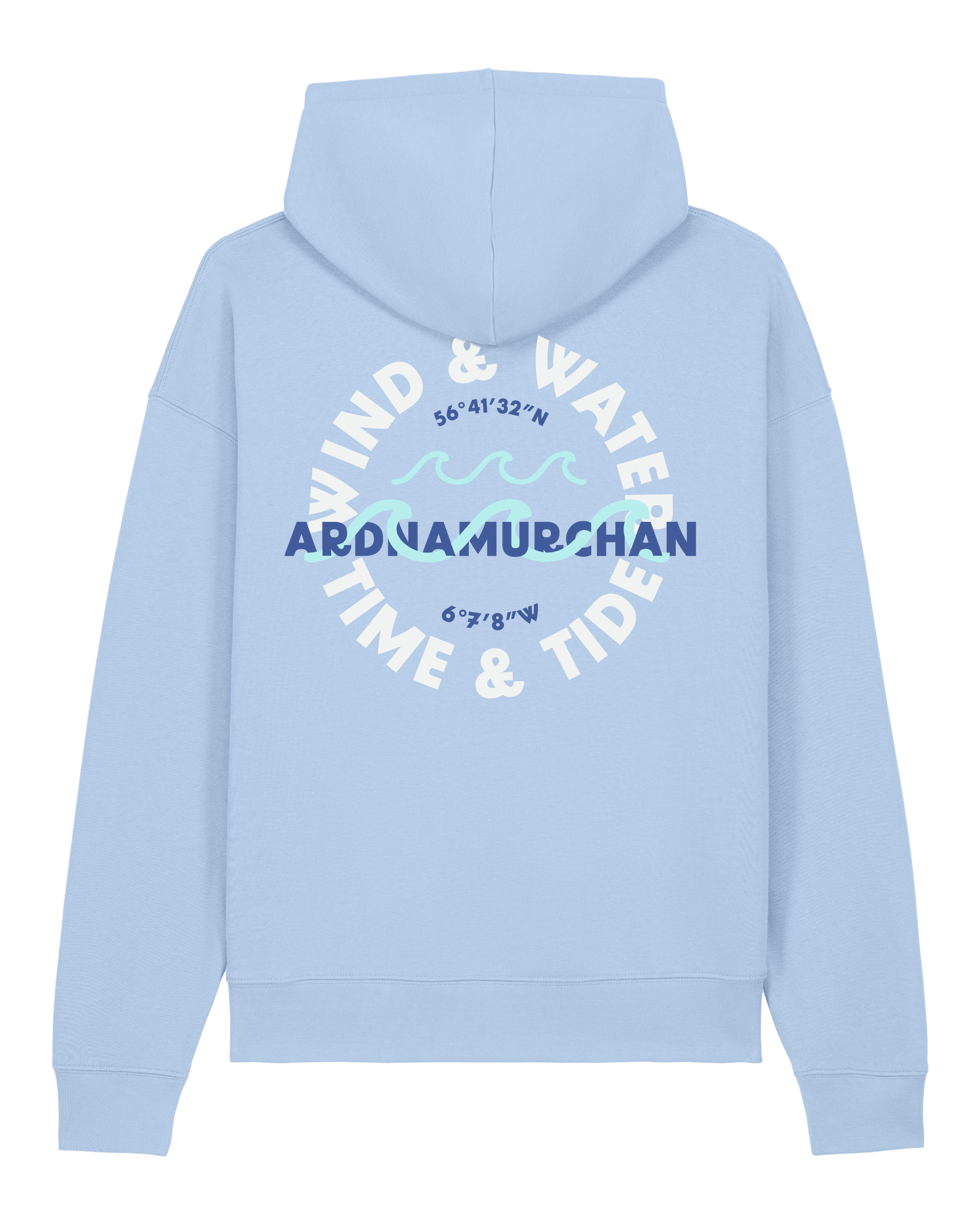 Wind & Water, Time & Tide (Sky Blue Hoodie)