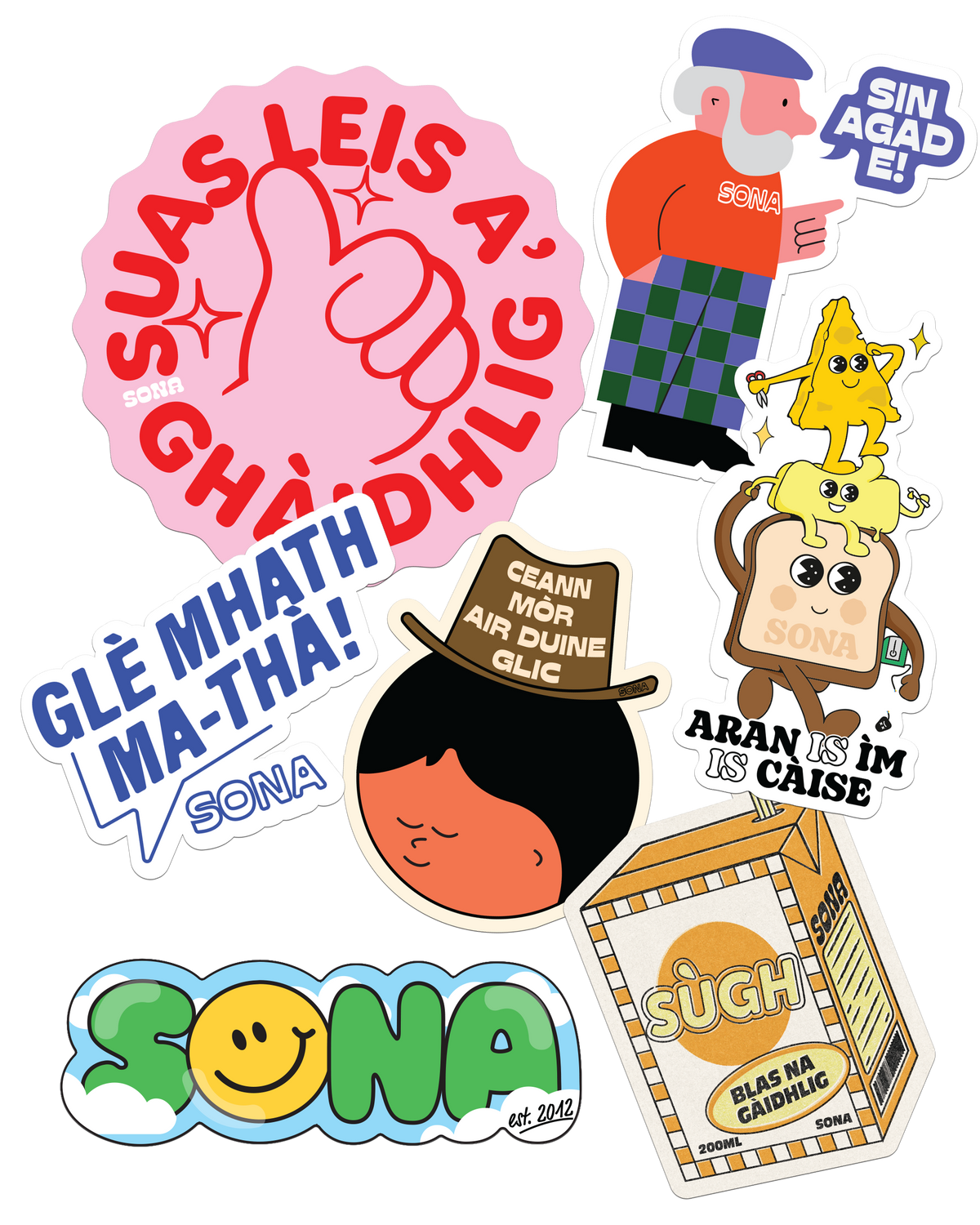 Gaelic Sticker Pack - G2.2