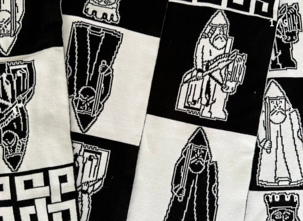 Chessmen scarf