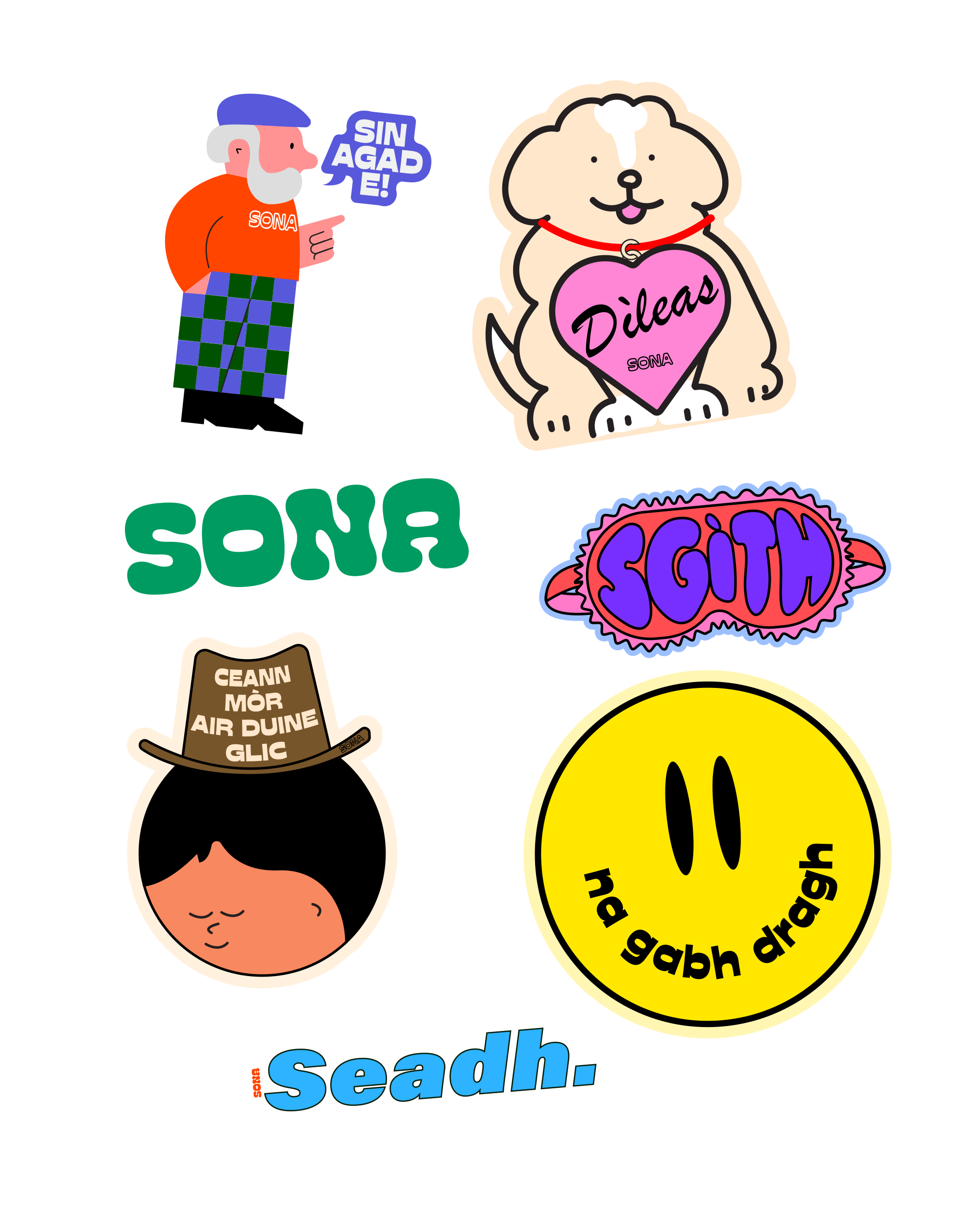 Gaelic Stickers