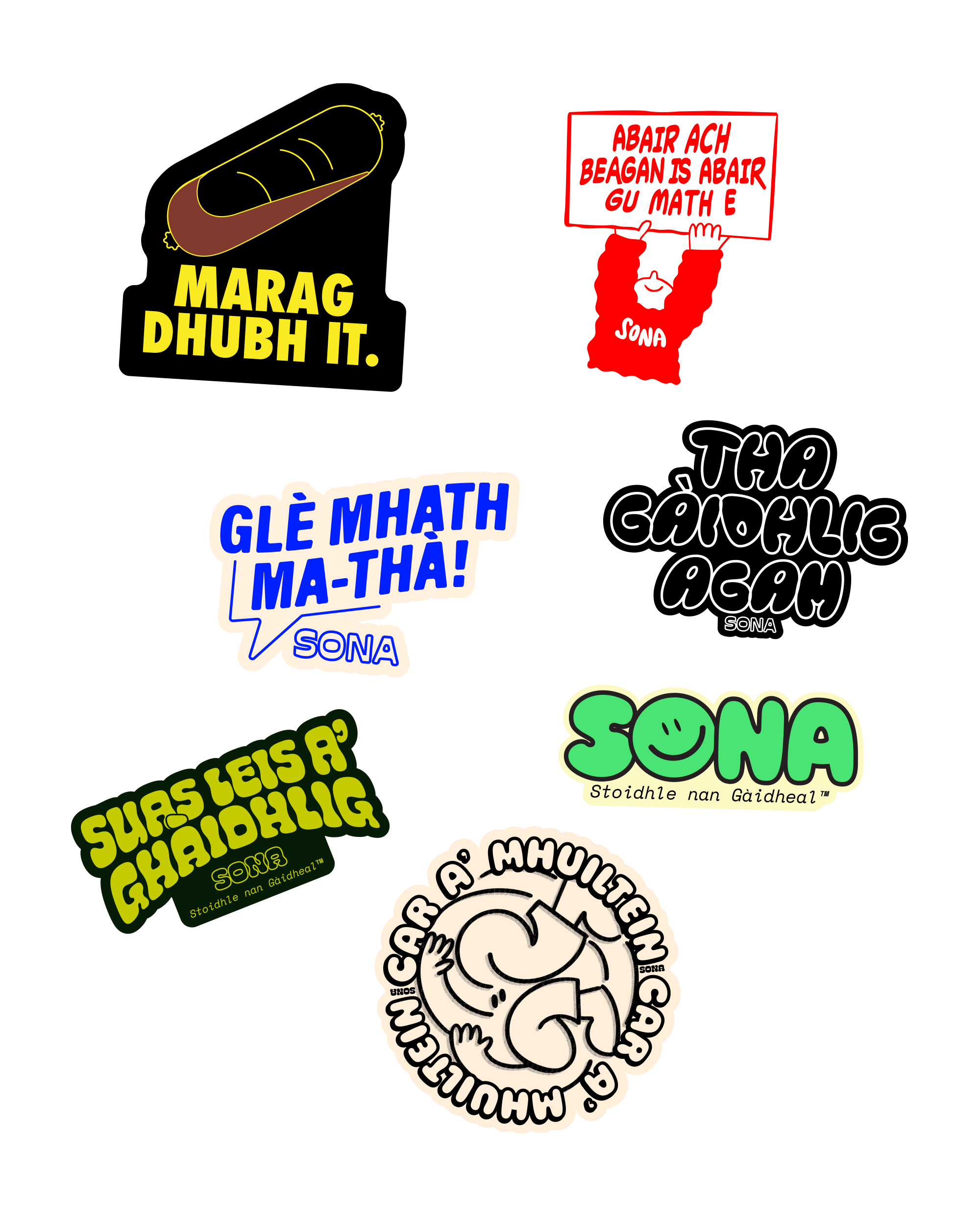 Gaelic Stickers