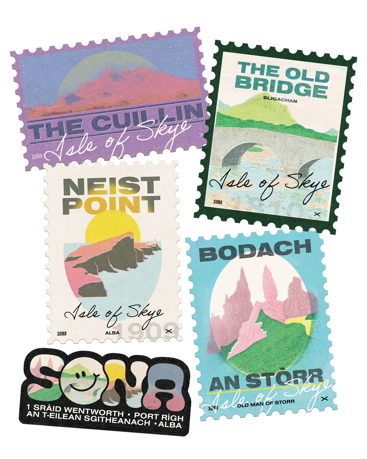 Isle of Skye Sticker Pack 01