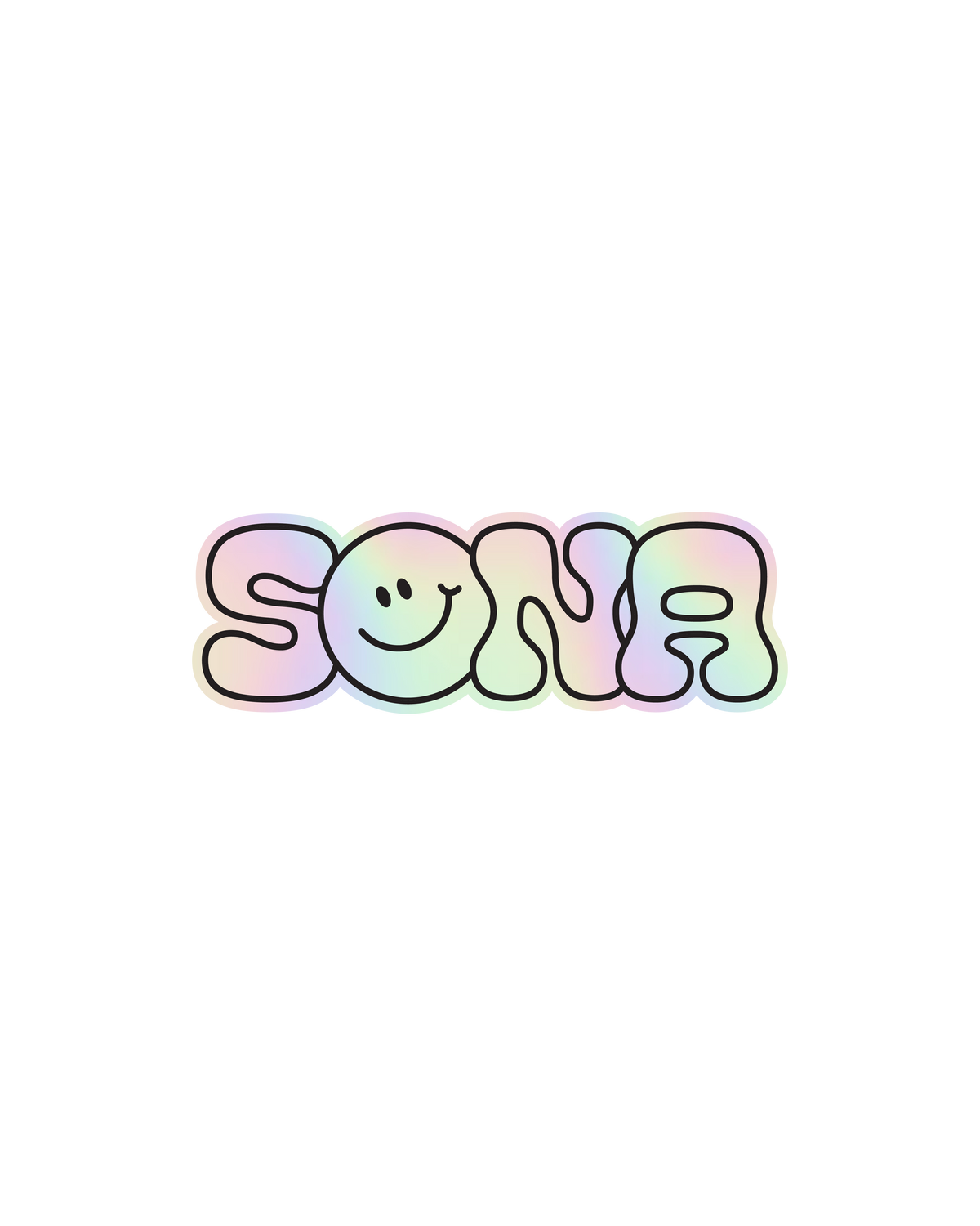 Sona Holographic Vinyl Sticker